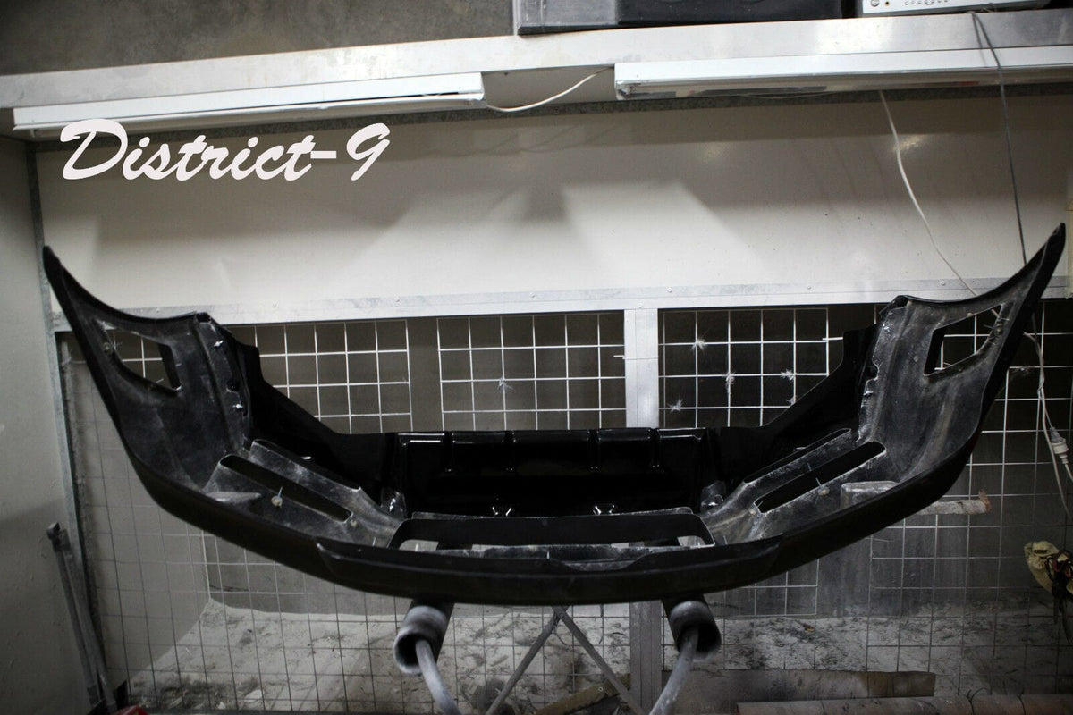 Installed View - Nissan Skyline R34 GT-R: Nur Spec Style Front Bumper