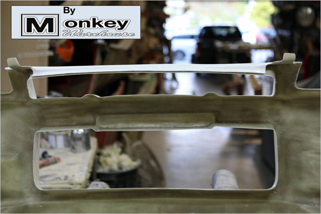 Installed View - Nissan Skyline R34: GTR Nur Spec Style Front Bumper
