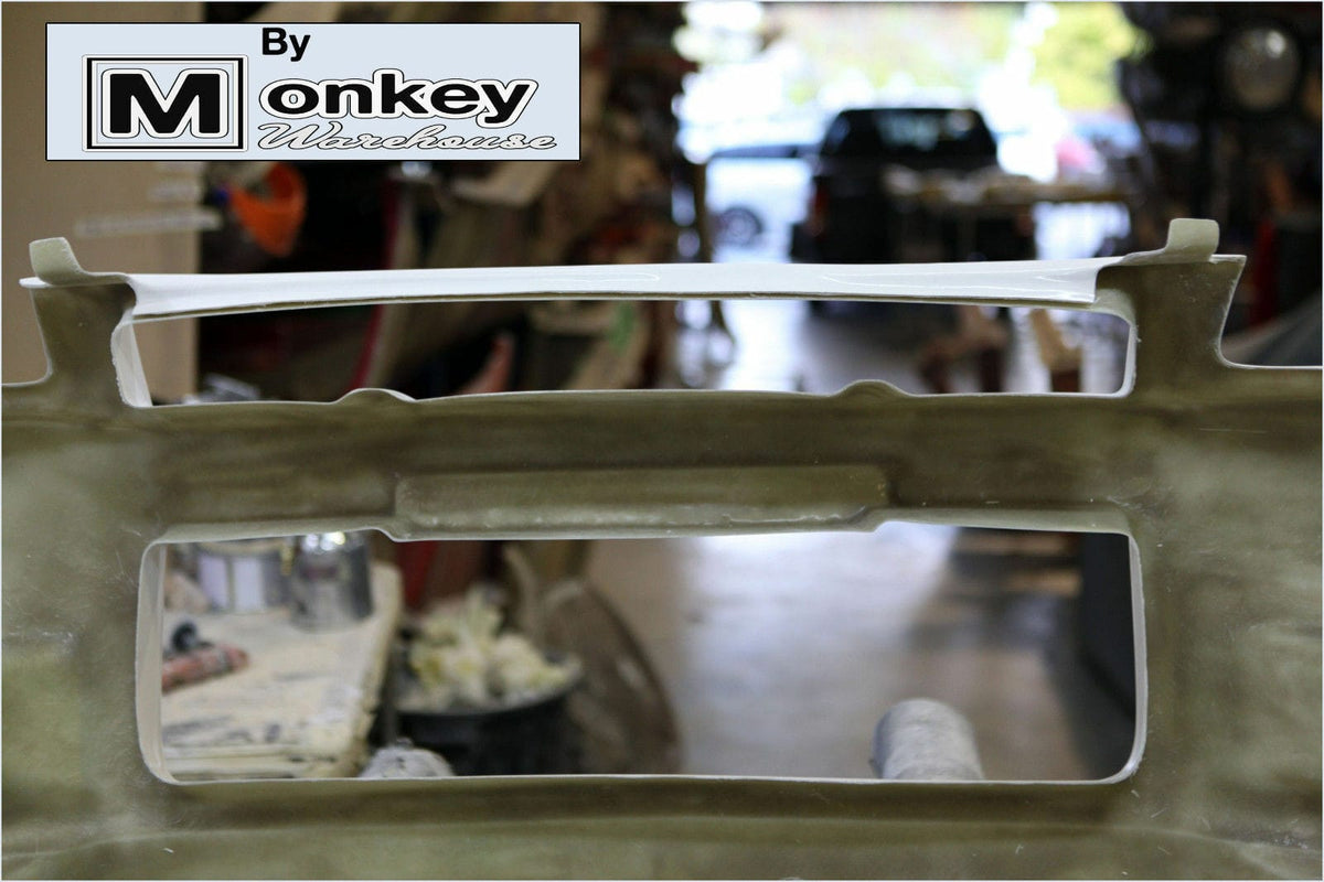Installed View - Nissan Skyline R34: GTR Nur Spec Style Front Bumper