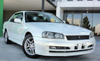 Installed View - Nissan Skyline R34 Sedan: Premium Window Visors