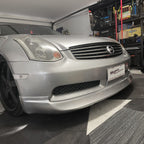 Installed View - Nissan Skyline V35 Coupe: Ings Style Front Bumper Lip