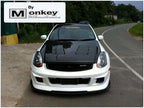 Installed View - Nissan Skyline V35 Coupe: Trust Greddy Front Bumper