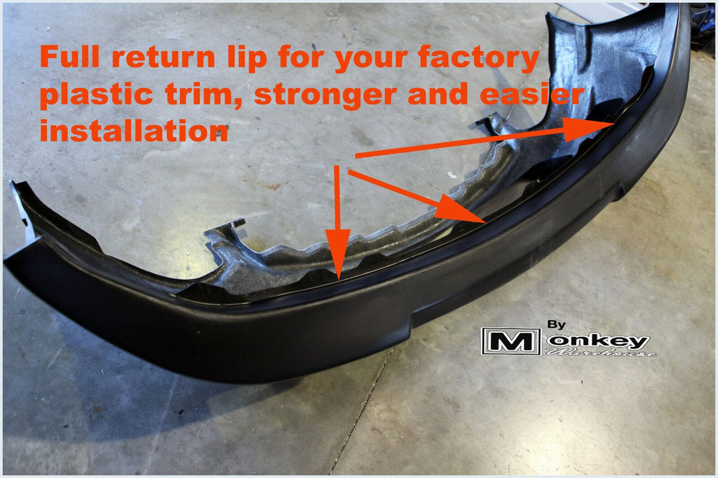 Installed View - Nissan Skyline V35 Coupe: Trust Greddy Front Bumper