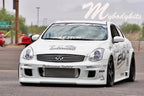 Installed View - Nissan Skyline V35 Coupe: Trust Greddy Front Bumper