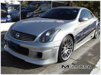 Installed View - Nissan V35 Skyline Coupe: Trust Greddy Style Side Skirts