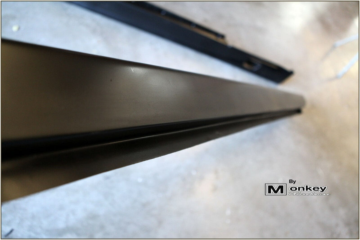 Installed View - Nissan V35 Skyline Coupe: Trust Greddy Style Side Skirts