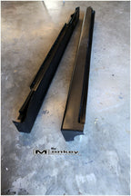 Installed View - Nissan V35 Skyline Coupe: Trust Greddy Style Side Skirts