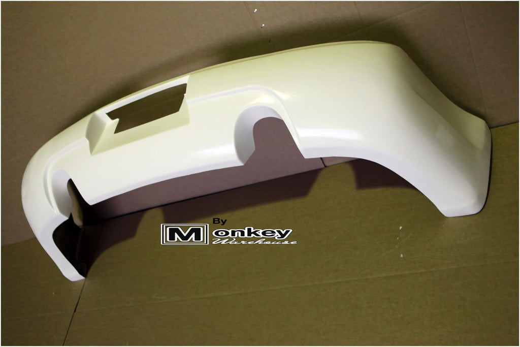 Installed View - Nissan V35 Skyline: ING'S Style Rear Bumper Lip