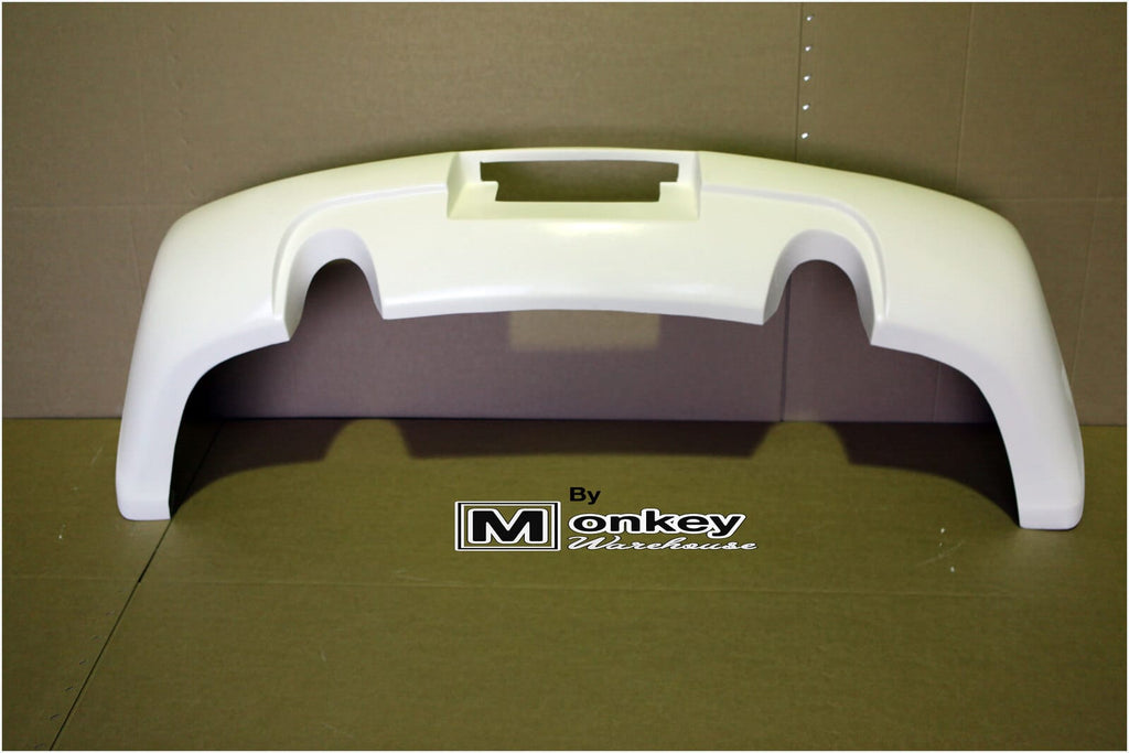Installed View - Nissan V35 Skyline: ING'S Style Rear Bumper Lip