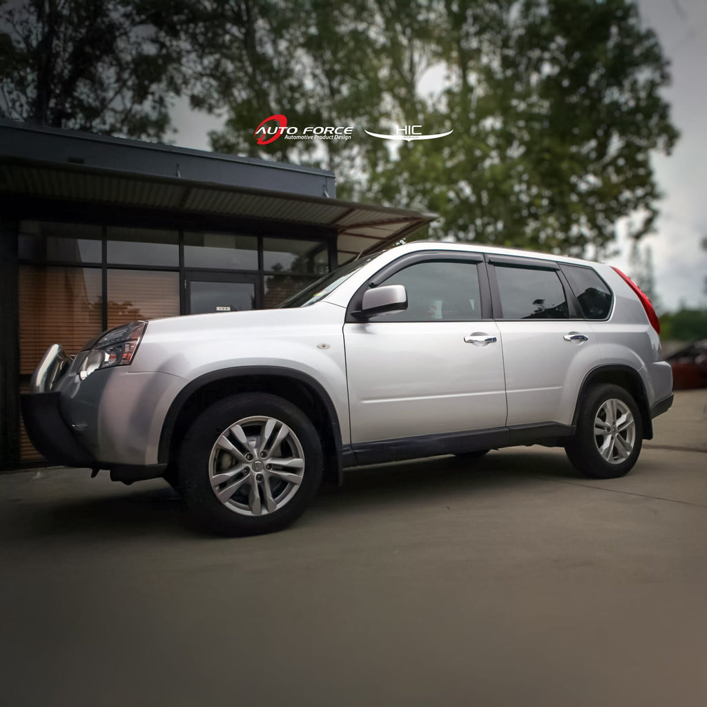 Installed View - Nissan X-Trail T30 (2001-2007): Premium Window Visors