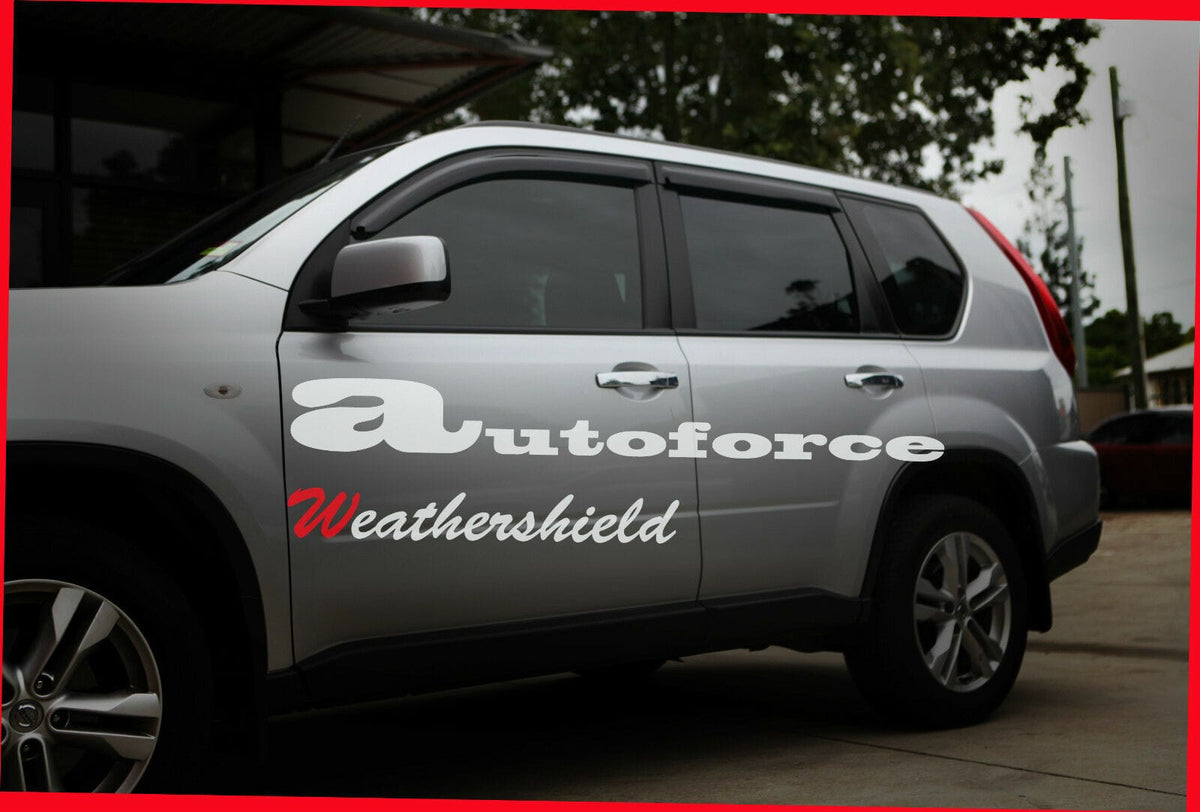 Installed View - Nissan X-Trail T30 (2001-2007): Premium Window Visors
