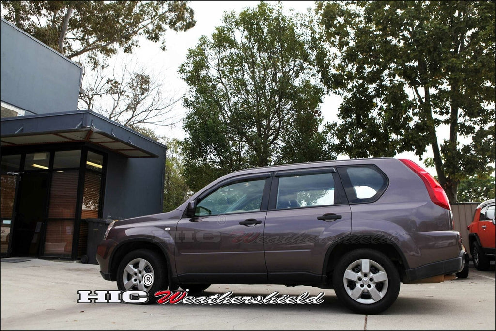 Installed View - Nissan X-Trail T31 (2007-2013): Premium Window Visors