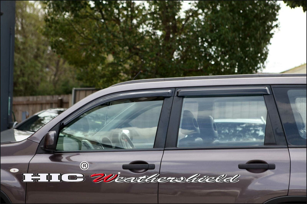 Installed View - Nissan X-Trail T31 (2007-2013): Premium Window Visors