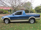 Installed View - Proton Jumbuck Ute: Premium Window Visors