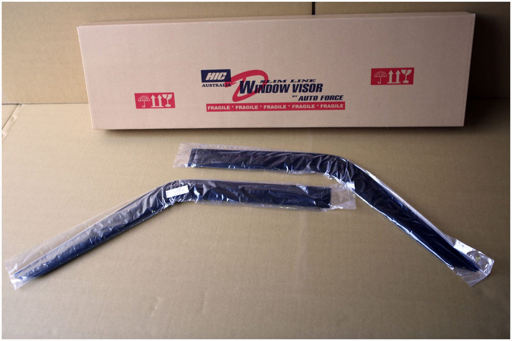 Installed View - Proton Jumbuck Ute: Premium Window Visors