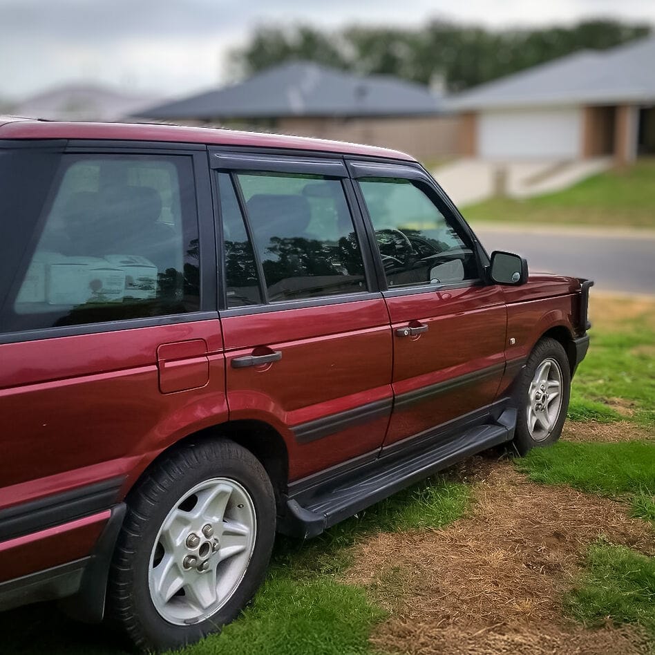 Installed View - Range Rover (1995-2001): Premium Window Visors
