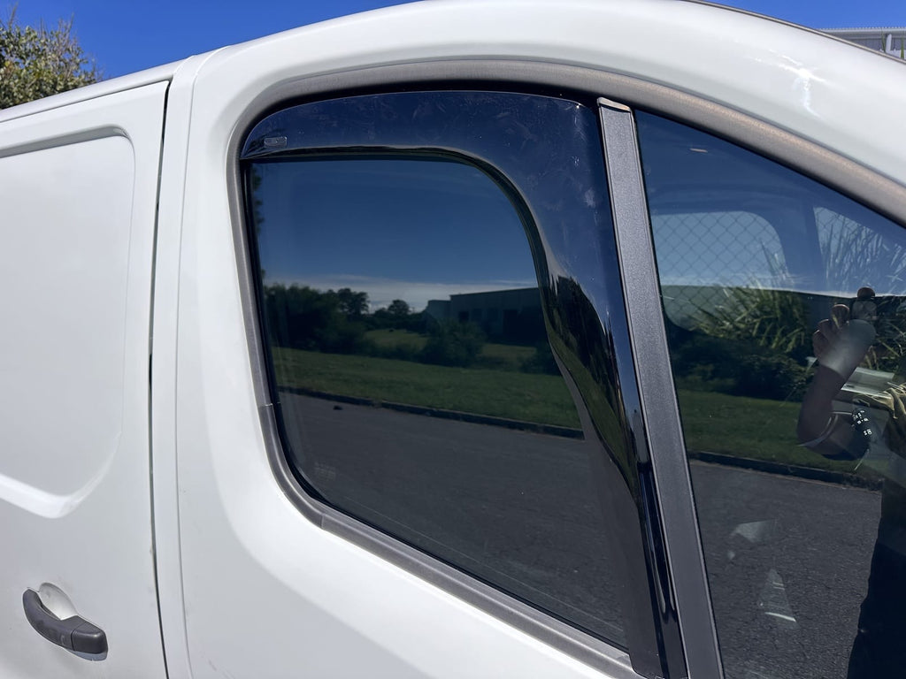 Installed View - Renault Trafic (2015-2026): Premium In-Channel Window Visors