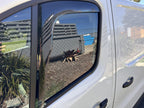 Installed View - Renault Trafic (2015-2026): Premium In-Channel Window Visors