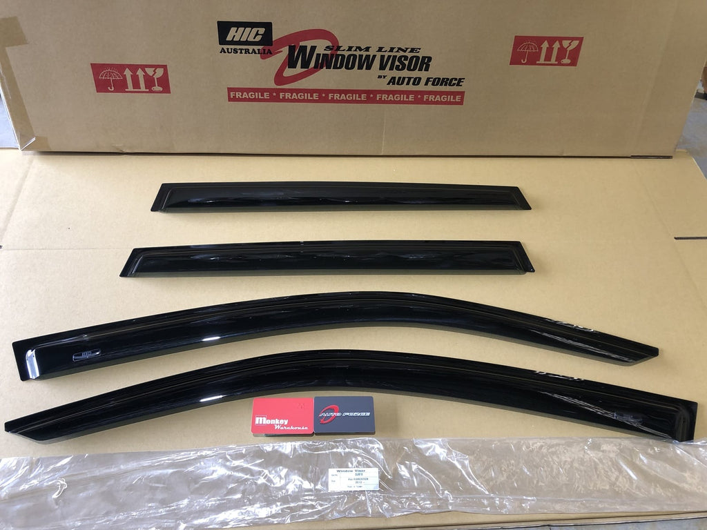 Installed View - Subaru Forester (2012-2018): Premium Window Visors