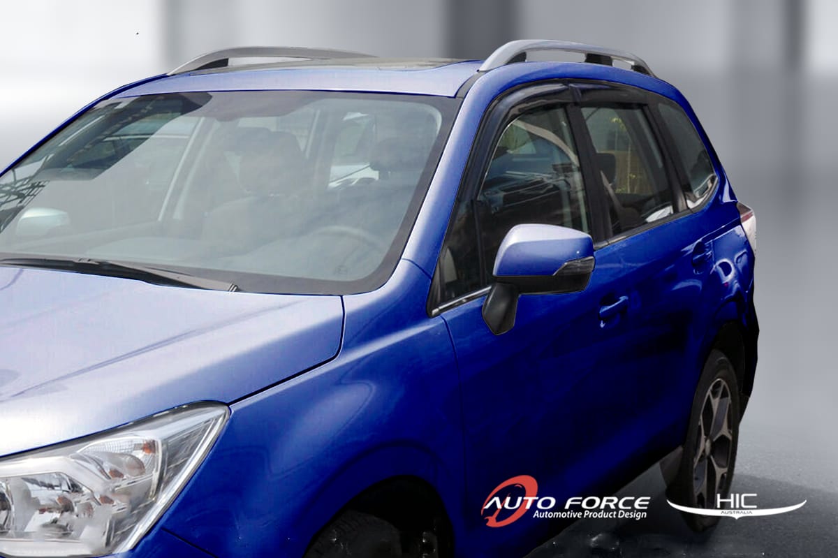 Installed View - Subaru Forester (2012-2018): Premium Window Visors