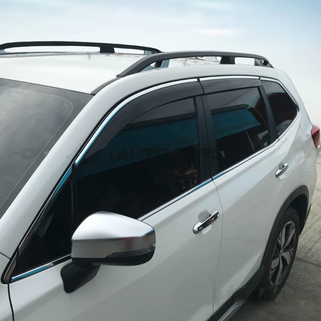 Installed View - Subaru Forester (2018-2022): Premium Window Visors