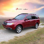 Installed View - Subaru Forester S3 (2008-2012): Premium Window Visors