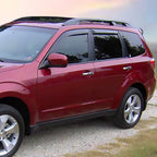 Installed View - Subaru Forester S3 (2008-2012): Premium Window Visors