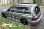 Installed View - Subaru Forester SF (1997-2002): Liberal Style Full Body Kit
