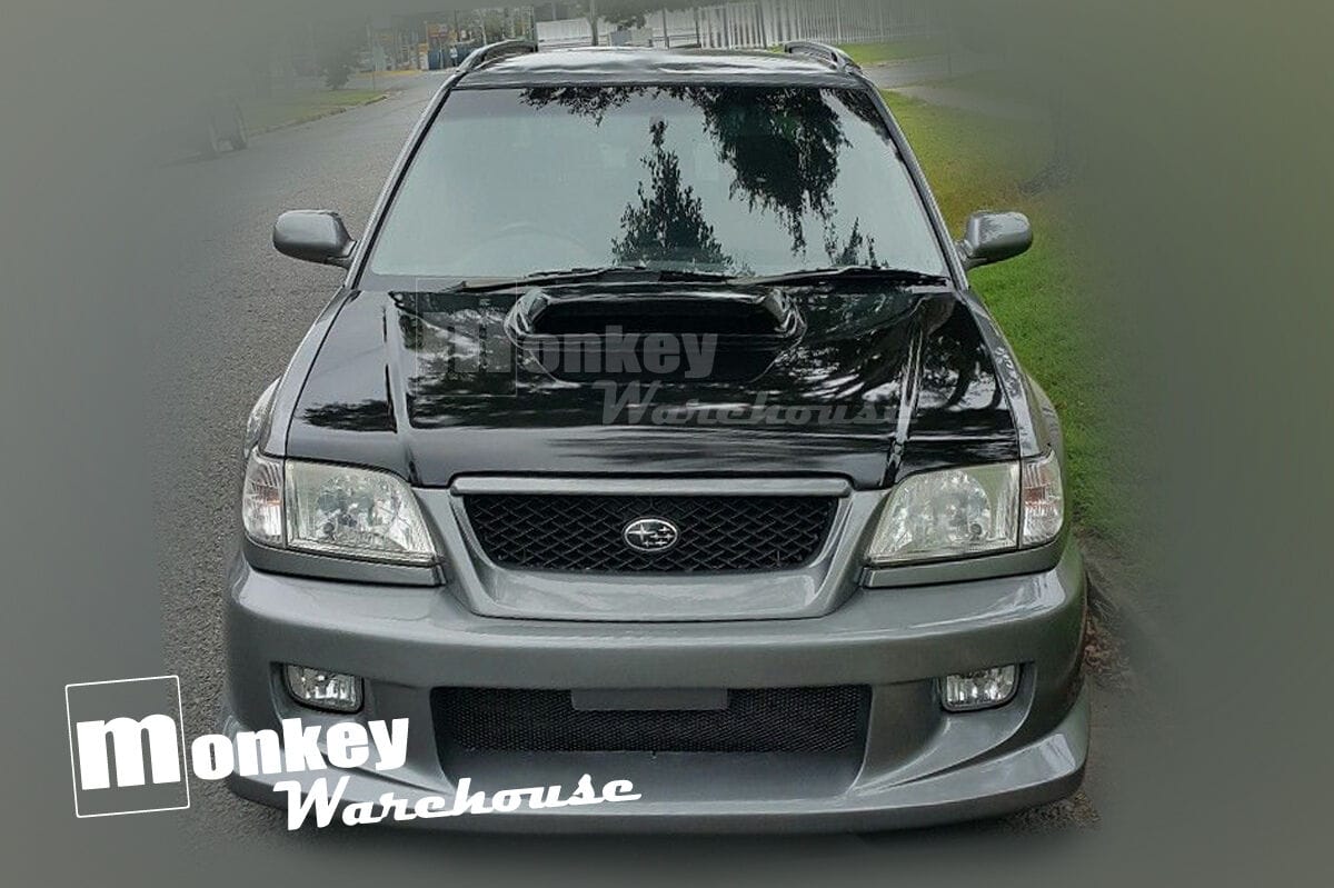 Installed View - Subaru Forester SF (1997-2002): Liberal Style Full Body Kit