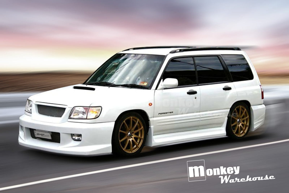 Installed View - Subaru Forester SF (1997-2002): Liberal Style Grille