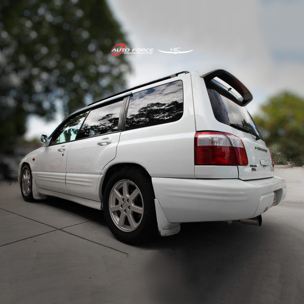 Installed View - Subaru Forester SF (1997-2002): Premium Window Visors