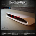 Installed View - Subaru Forester SF: Charge Speed Style Bonnet Scoop (1997-2002)