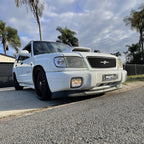 Installed View - Subaru Forester SF: Liberal Style Front Bumper