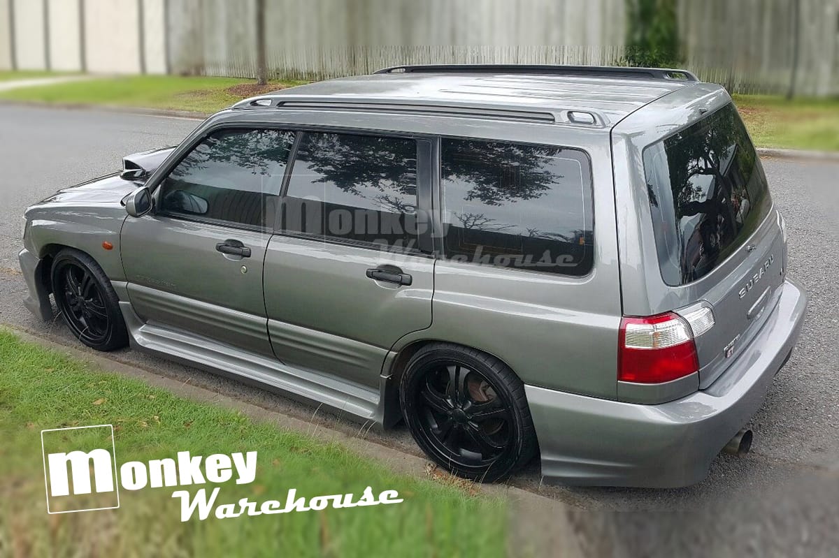 Installed View - Subaru Forester SF: Liberal Style Front Bumper