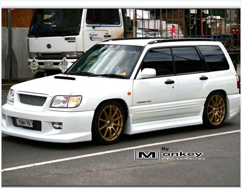 Installed View - Subaru Forester SF: Liberal Style Side Skirts