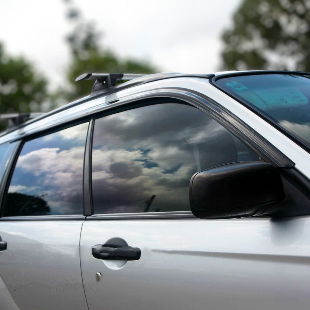 Installed View - Subaru Forester SG (2003-2008): Premium Window Visors
