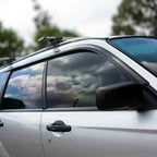 Installed View - Subaru Forester SG (2003-2008): Premium Window Visors