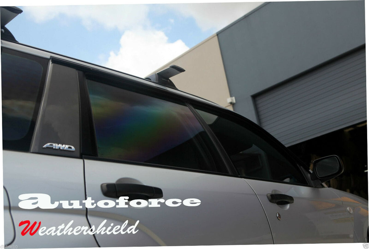 Installed View - Subaru Forester SG (2003-2008): Premium Window Visors