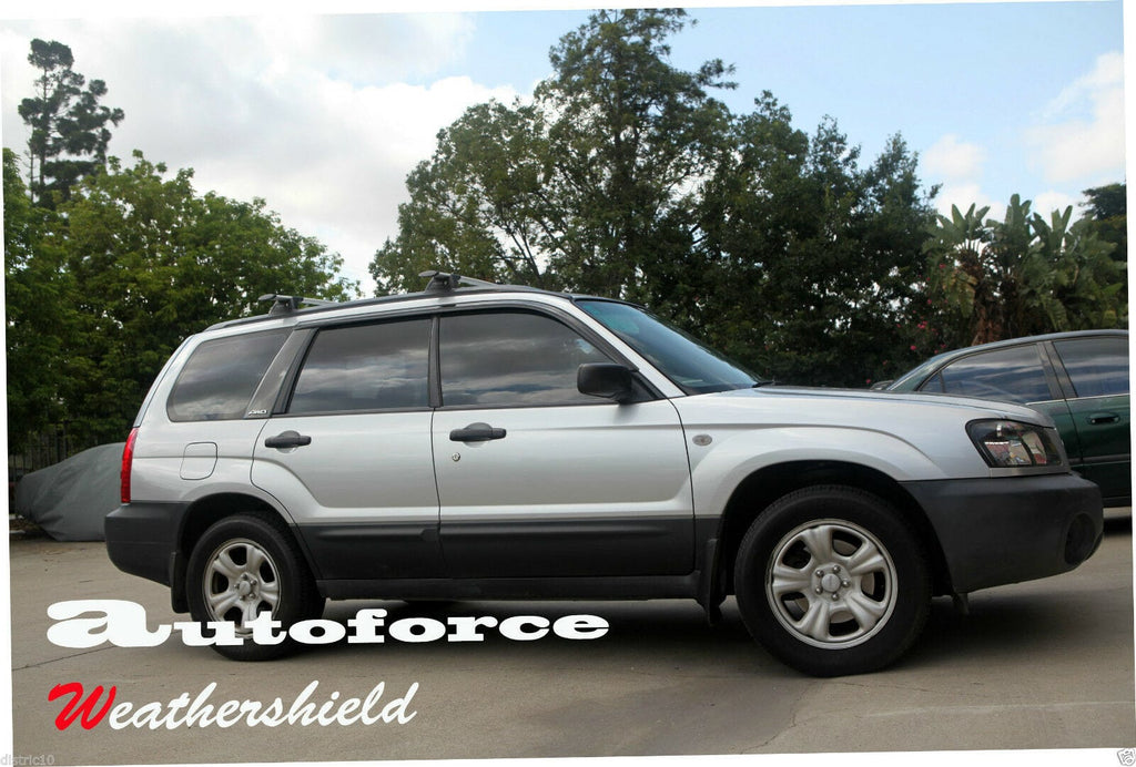Installed View - Subaru Forester SG (2003-2008): Premium Window Visors