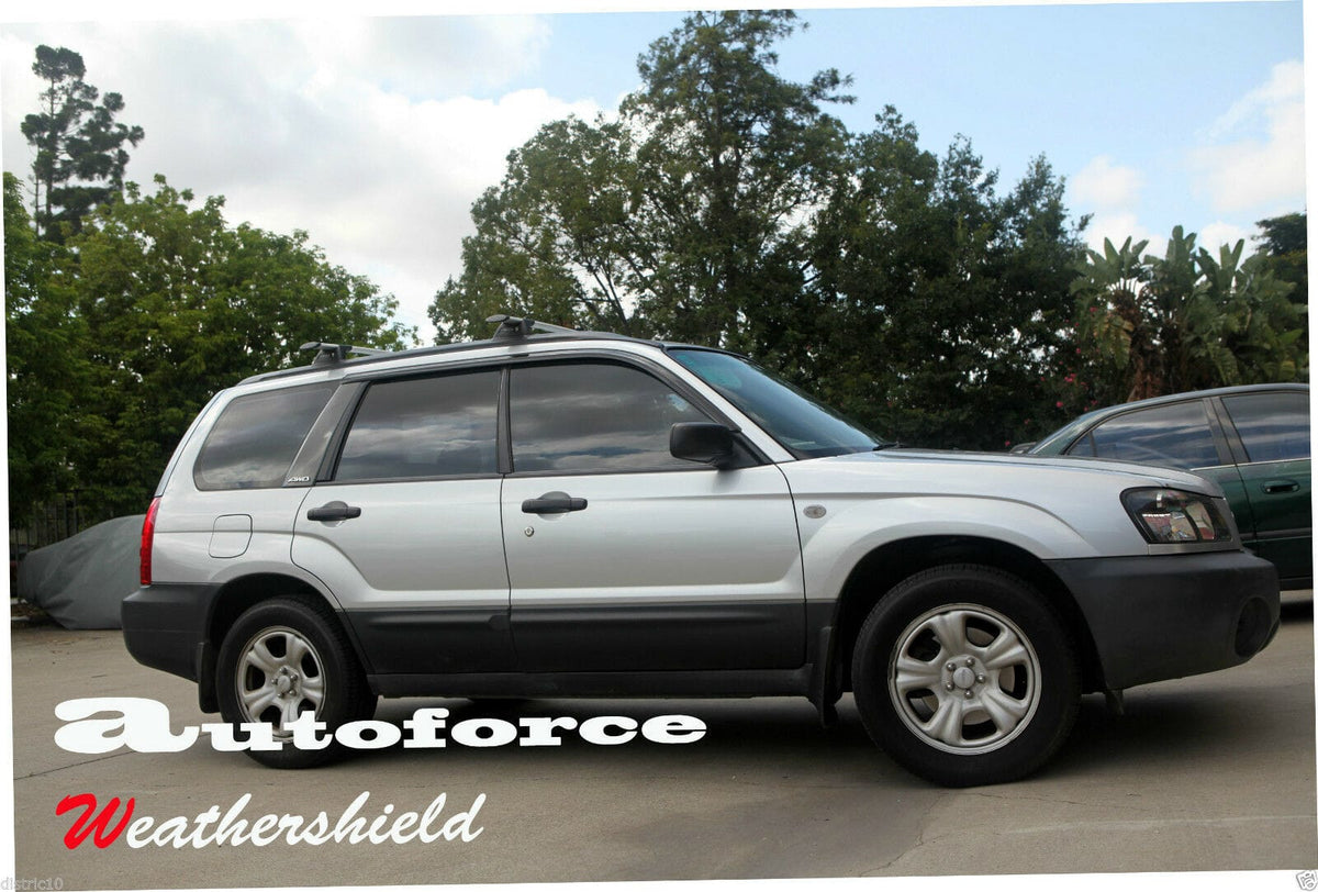 Installed View - Subaru Forester SG (2003-2008): Premium Window Visors
