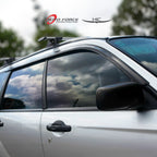 Installed View - Subaru Forester SG (2003-2008): Premium Window Visors