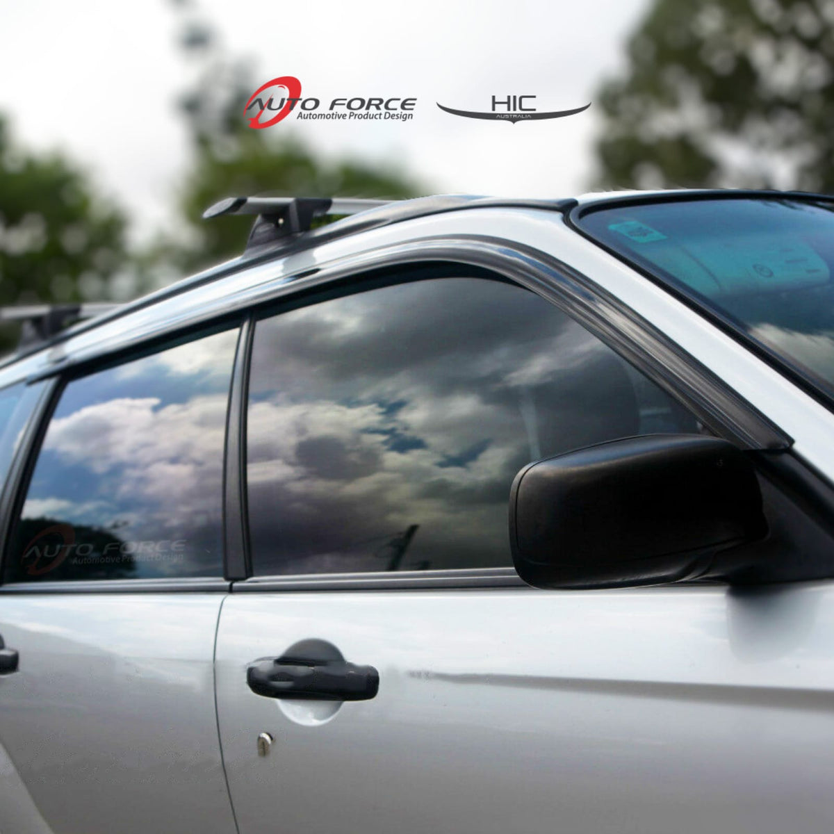 Installed View - Subaru Forester SG (2003-2008): Premium Window Visors