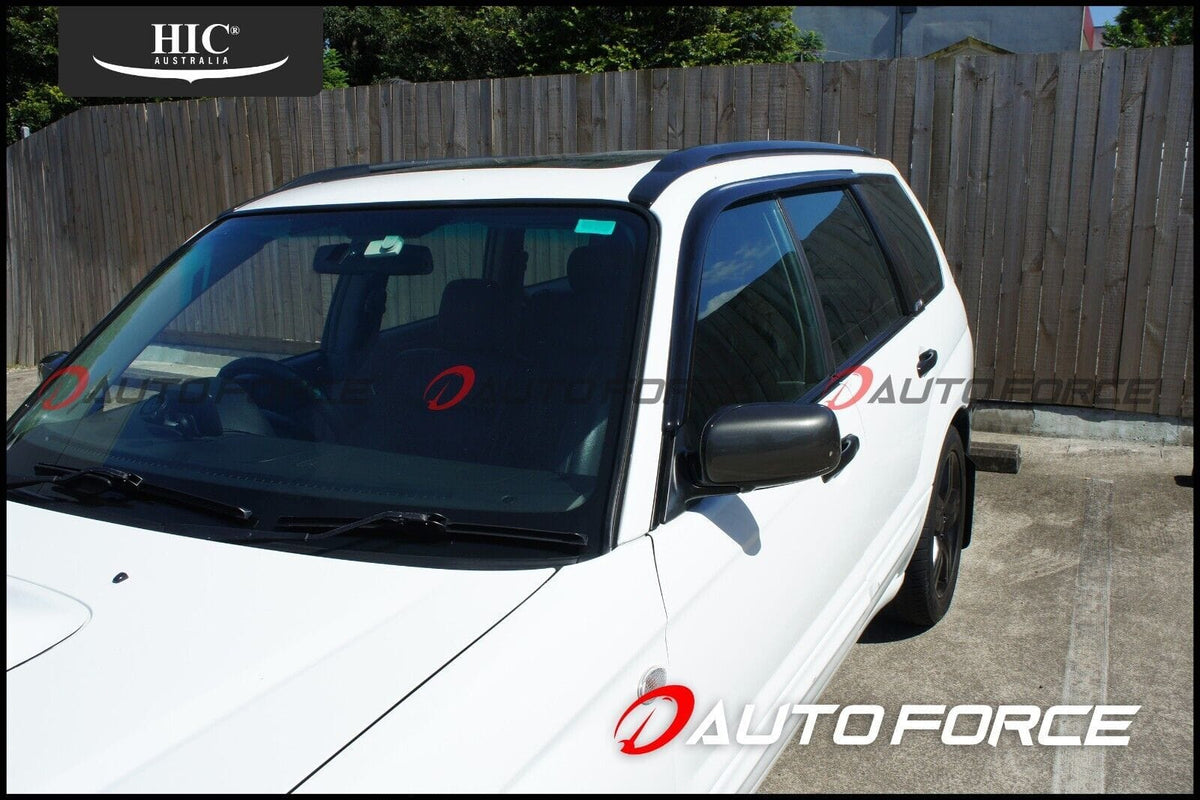 Installed View - Subaru Forester SG (2003-2008): Premium Window Visors
