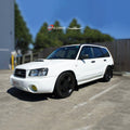 Installed View - Subaru Forester SG (2003-2008): Premium Window Visors