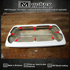 Installed View - Subaru Forester SG: Charge Speed Style Bonnet Scoop (2002-2008)