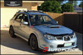Installed View - Subaru Impreza (2006-2007): Bonnet Protector Guard