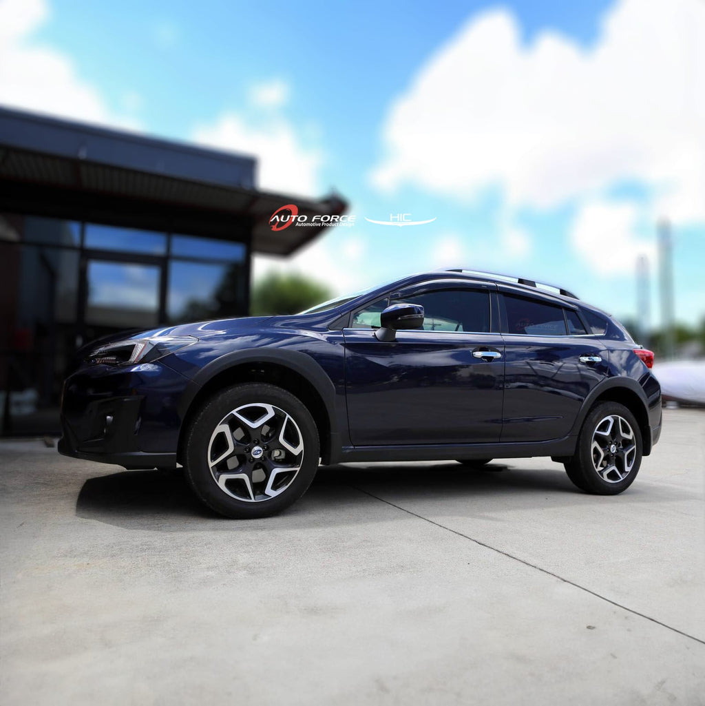 Installed View - Subaru Impreza Hatch (2012-2017): Premium Window Visors