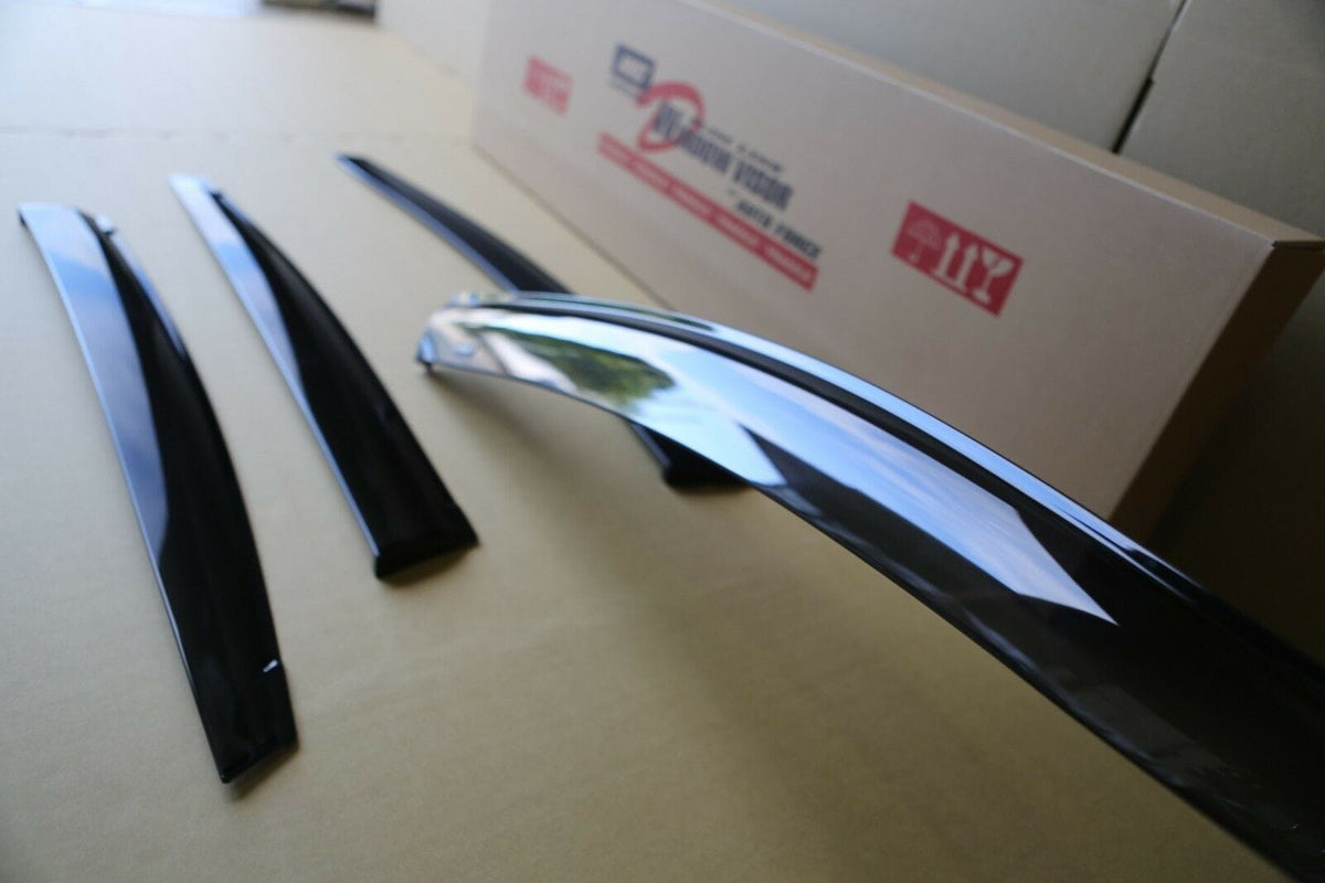 Installed View - Subaru Impreza Hatch (2017-2022): Premium Window Visors