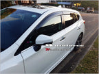 Installed View - Subaru Impreza Hatch (2017-2022): Premium Window Visors