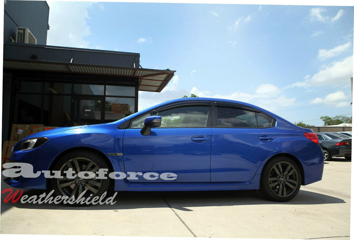 Installed View - Subaru Impreza Sedan G4 (2012-2016): Premium Window Visors